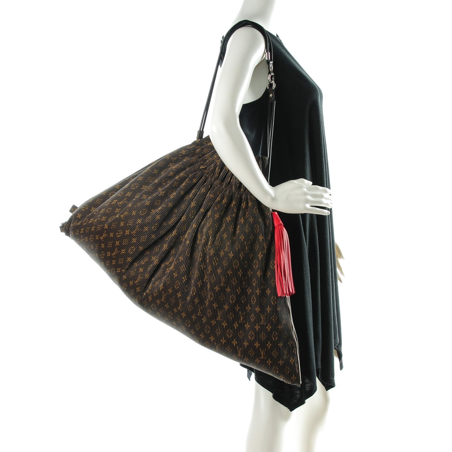 Monogram Canvas Pleated Explorer GM