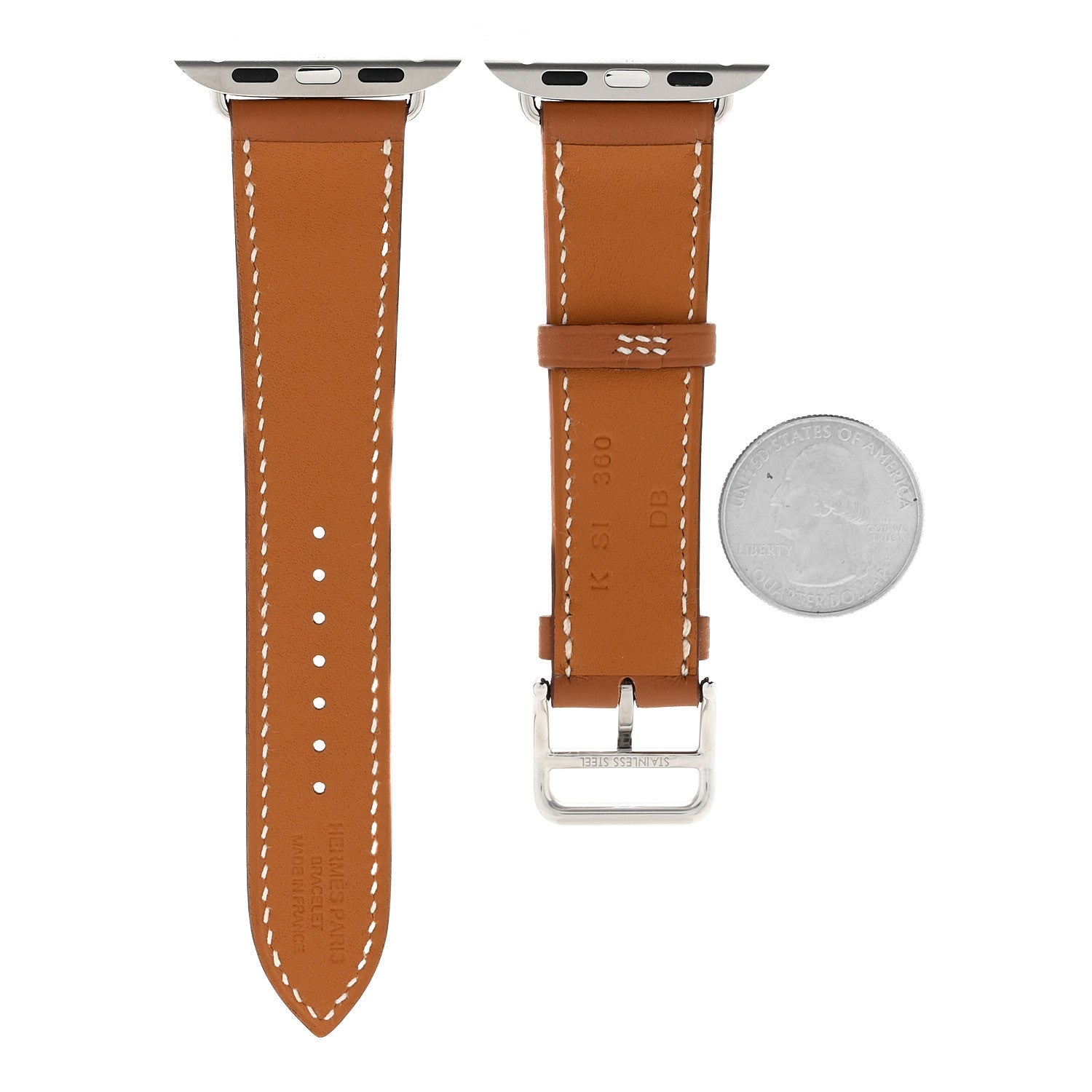 Hermes Swift 42mm Apple Watch Single Tour Band Gold 1904738