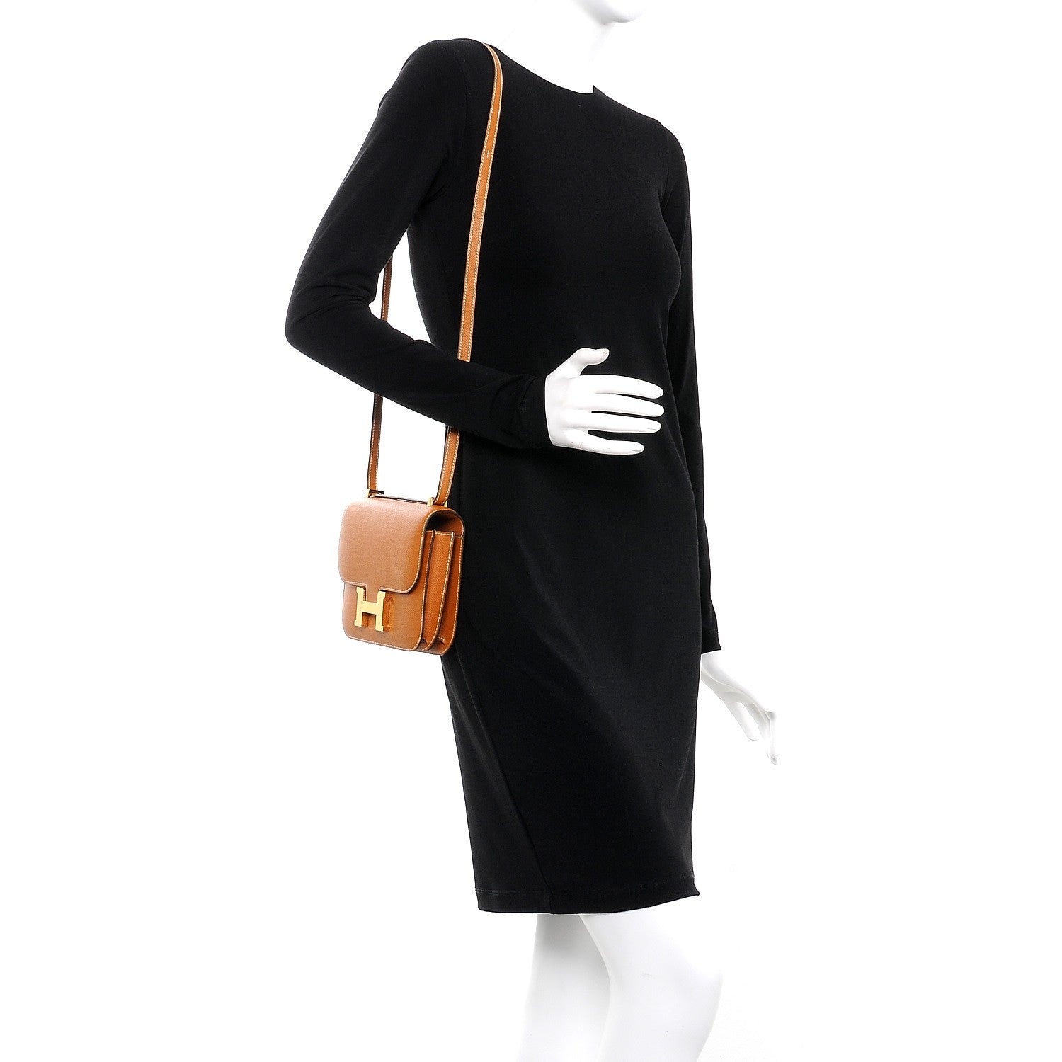 Hermes Epsom Constance 18 Toffee 2 of 17