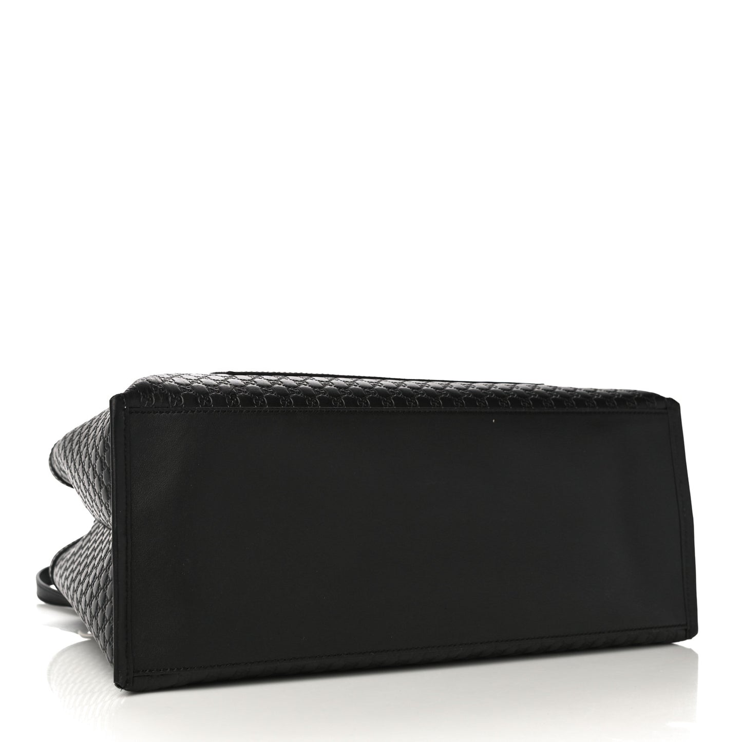 Soft Microguccissima Medium Tote Black
