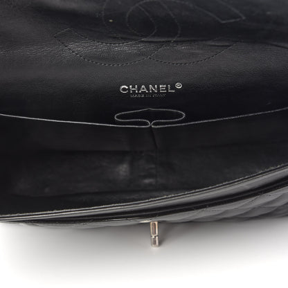 Chanel Patent Quilted Jumbo Double Flap Black 5 of 8