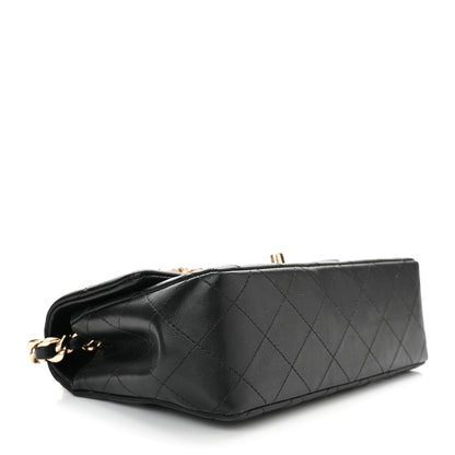 Chanel Lambskin Quilted Mini Coco Charms Rectangular Flap Black 4 of 10