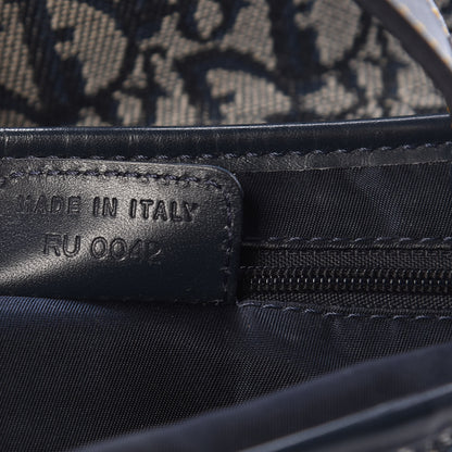 Christian Dior Monogram Saddle Bag Blue 9 of 9
