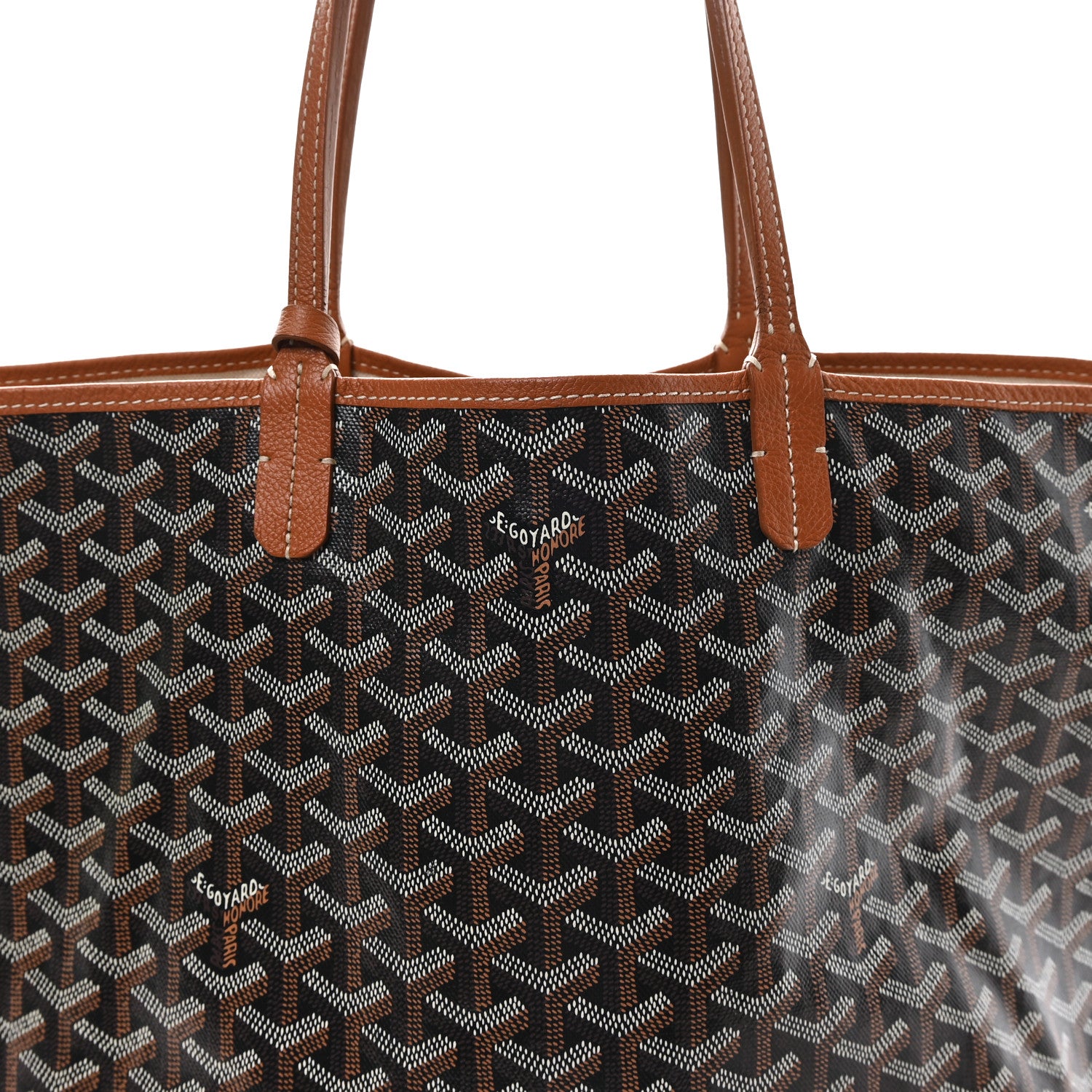 Goyard Goyardine Saint Louis PM Black Gold 9 of 12