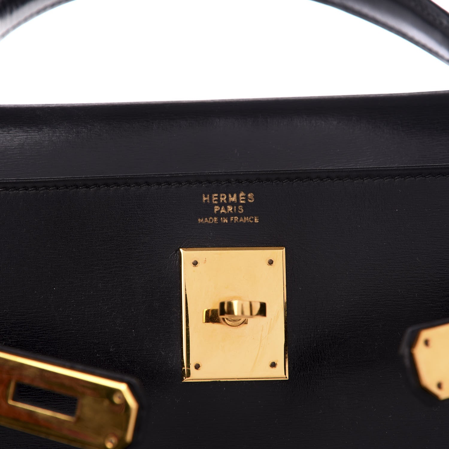 Hermes Box Kelly Retourne 28 Black 5 of 8