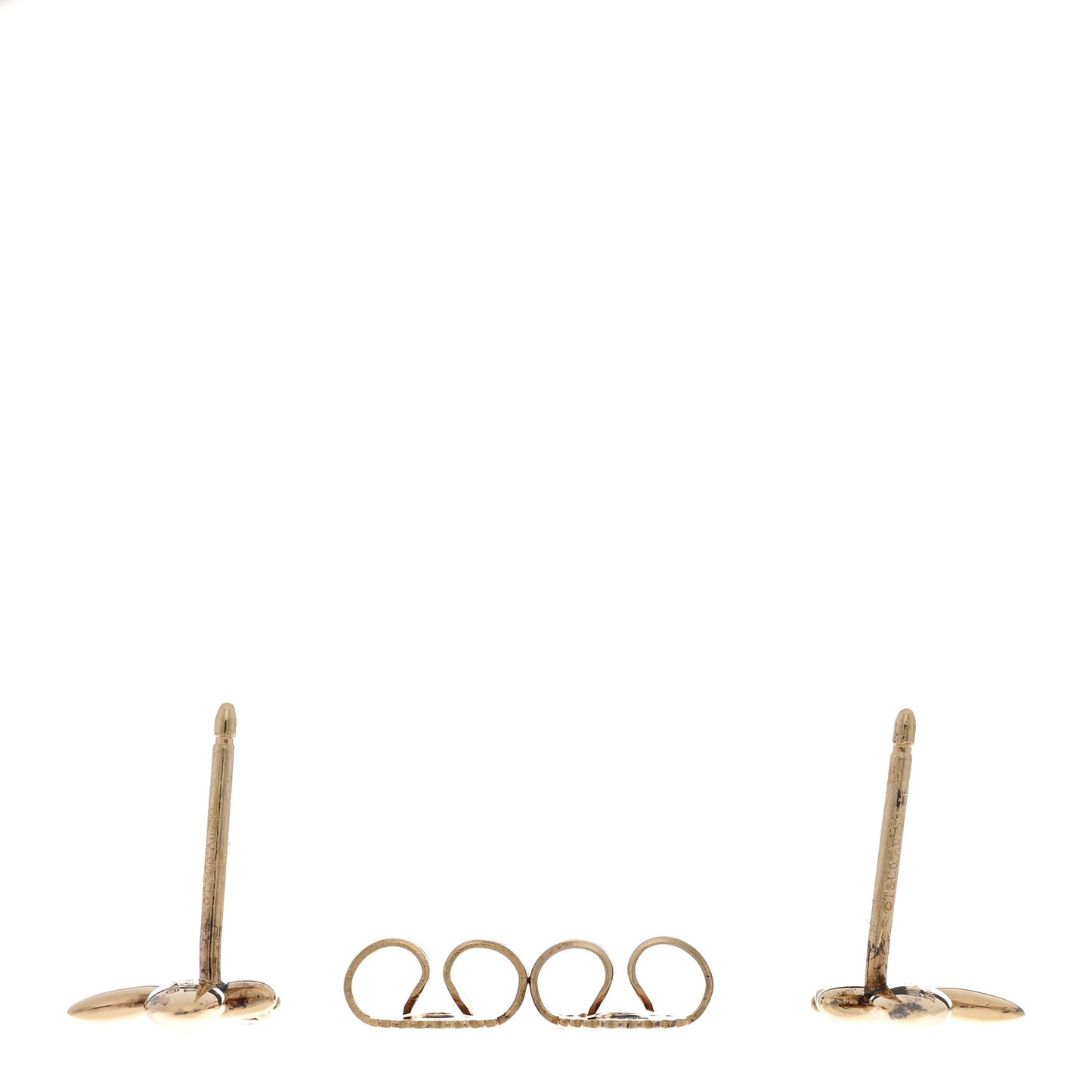 18K Yellow Gold Diamond Paloma Picasso Olive Leaf Earrings