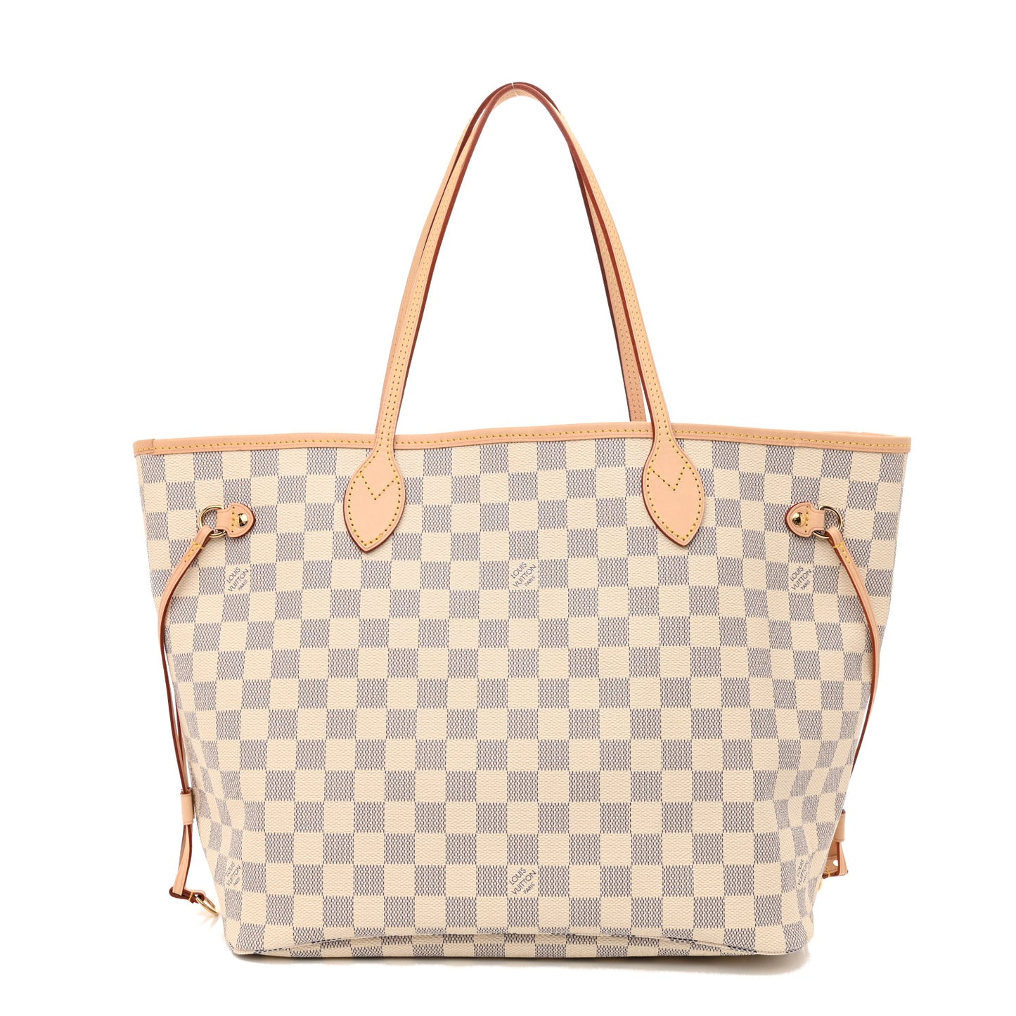 Damier Azur Neo Neverfull MM Rose Ballerine