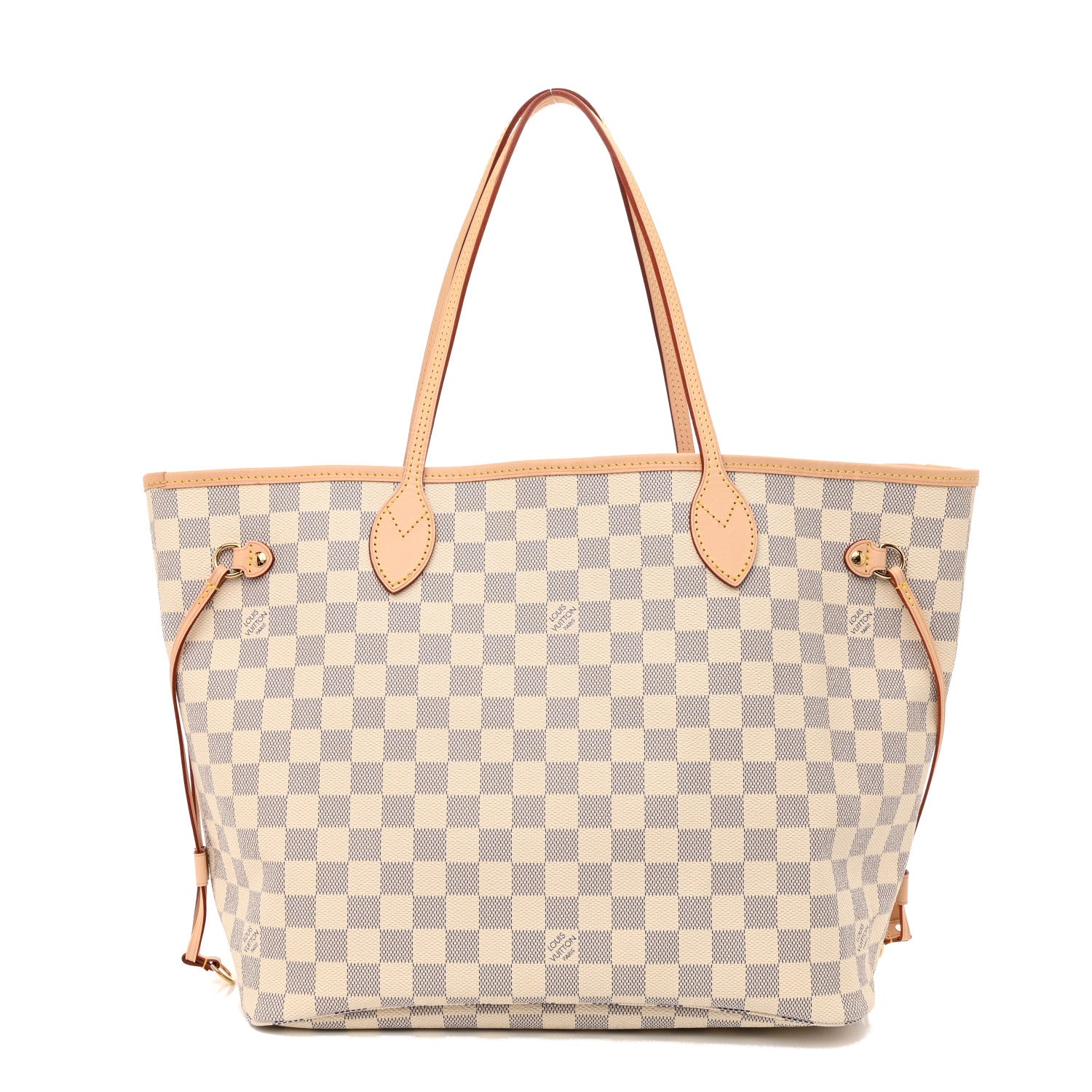 Louis Vuitton Damier Azur Neo Neverfull MM Rose Ballerine 3 of 10