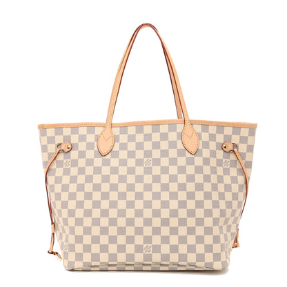 Louis Vuitton Damier Azur Neo Neverfull MM Rose Ballerine 3 of 10