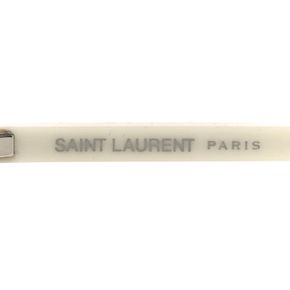 Saint Laurent Acetate Cat Eye Mica Thin SL 737 Sunglasses Ivory 7 of 7