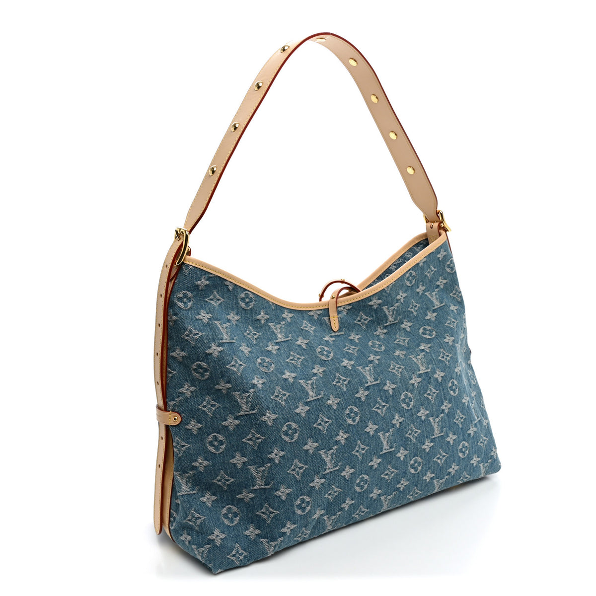 Monogram Denim CarryAll MM Blue
