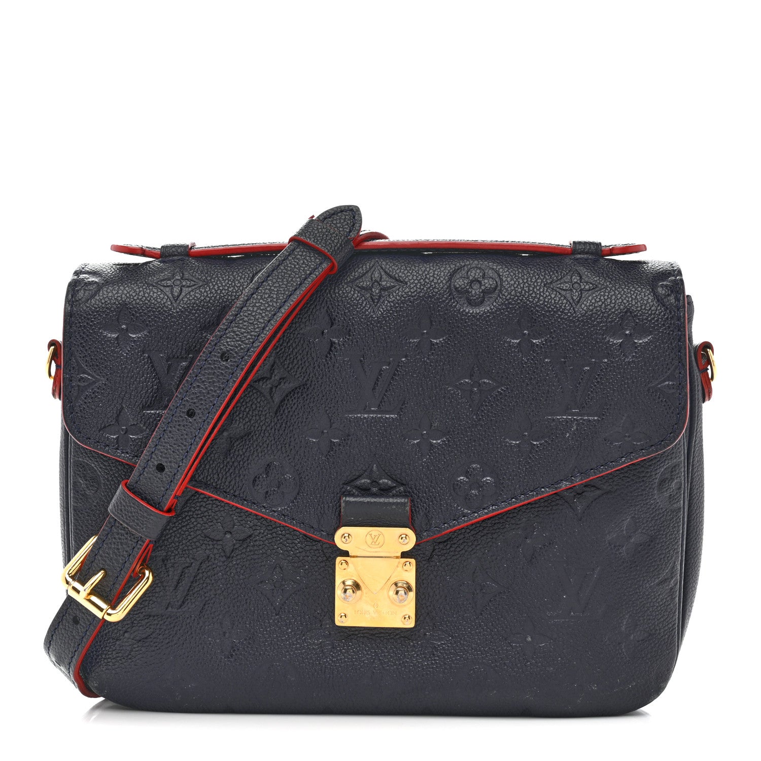 Louis Vuitton Empreinte Pochette Metis Marine Rouge 1 of 17
