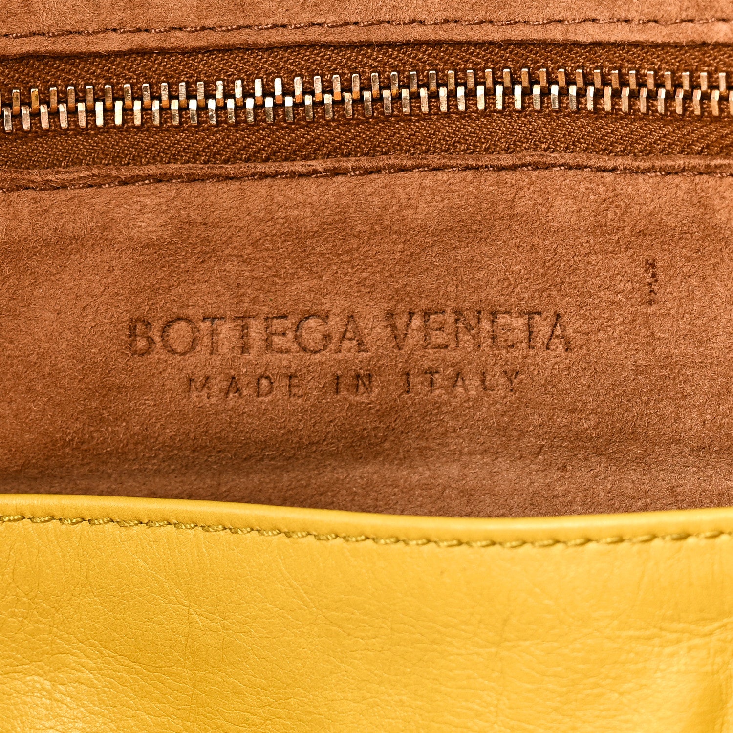 Bottega Veneta Paper Calfskin Maxi Intrecciato Medium Arco Yellow 6 of 9