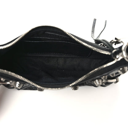 Balenciaga Agneau Arena Le Cagole Mini Purse With Chain Black 5 of 8