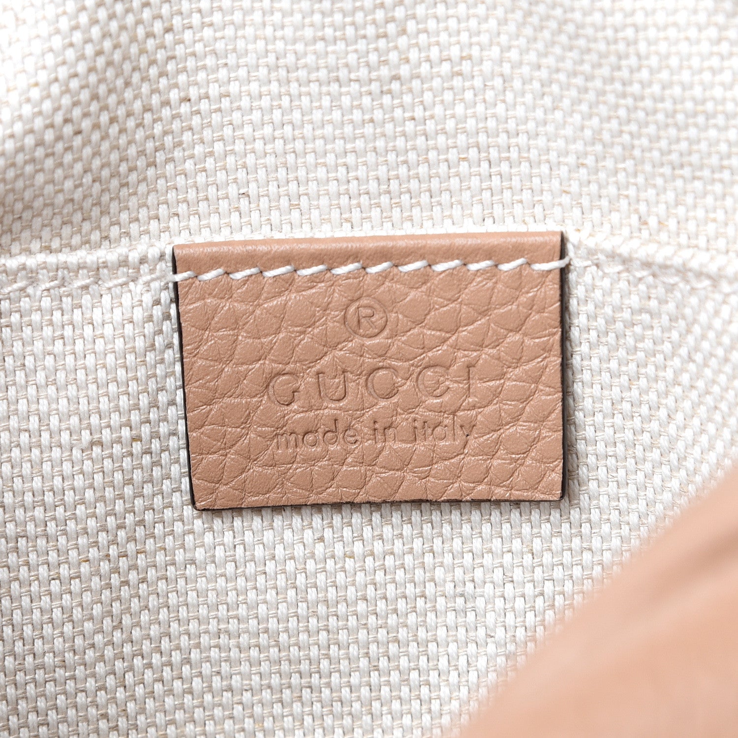 Gucci Pebbled Calfskin Small Soho Disco Bag Rose Beige 5 of 9