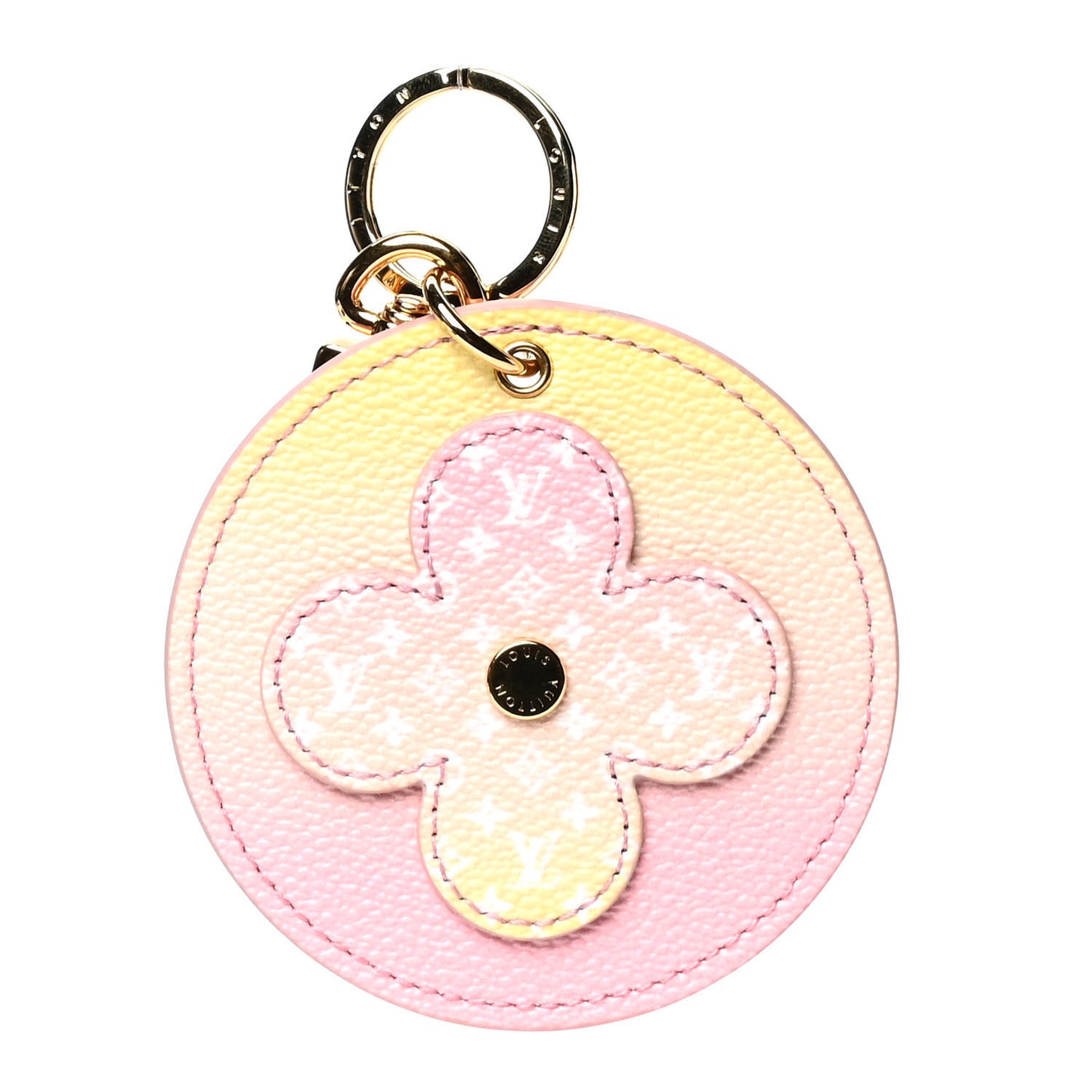 Monogram By The Pool Illustre Bag Charm Key Holder Light Pink