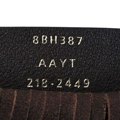 Fendi Suede Plexiglass FF Mesh Fendi Sunny Tote Bag Sigaro Moro 7 of 11