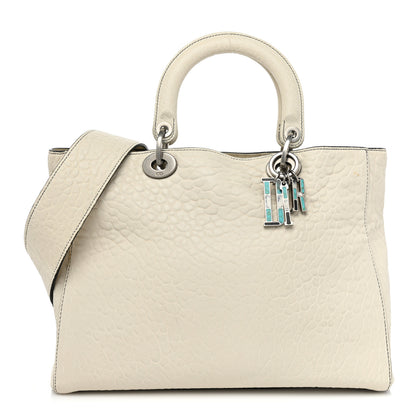 Christian Dior Canyon Grained Lambskin Large Lady Dior Off White 1 of 17