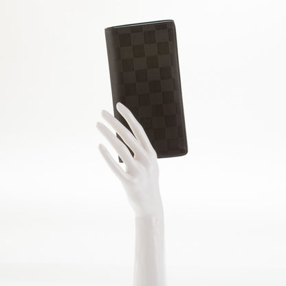 Louis Vuitton Damier Infini Brazza Wallet Meteor 4 of 7