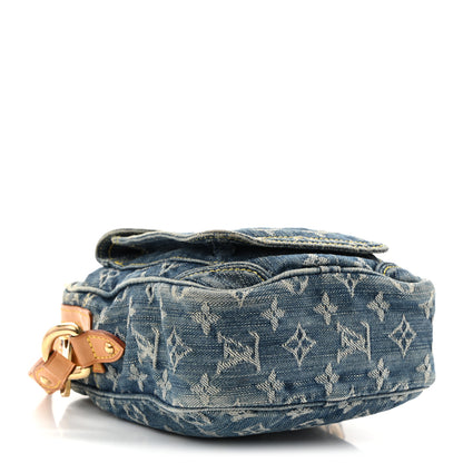 Louis Vuitton Denim Camera Bag Blue 4 of 11