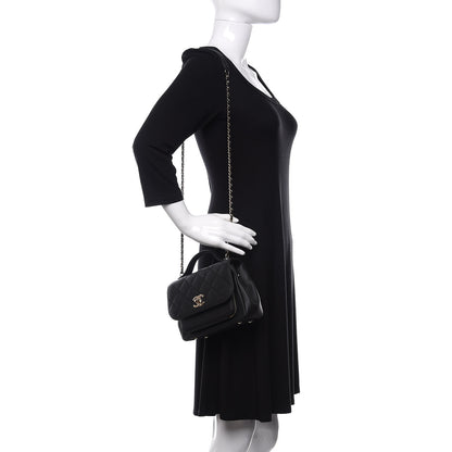 Chanel Caviar Quilted Small Business Affinity Flap Black 2 of 9
