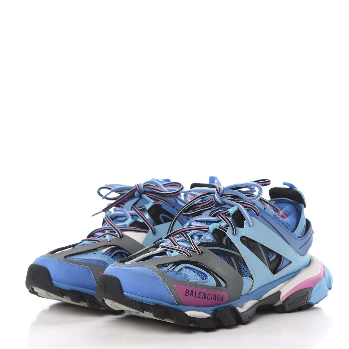 Mesh Nylon Womens Track Sneakers 39 Blue Black
