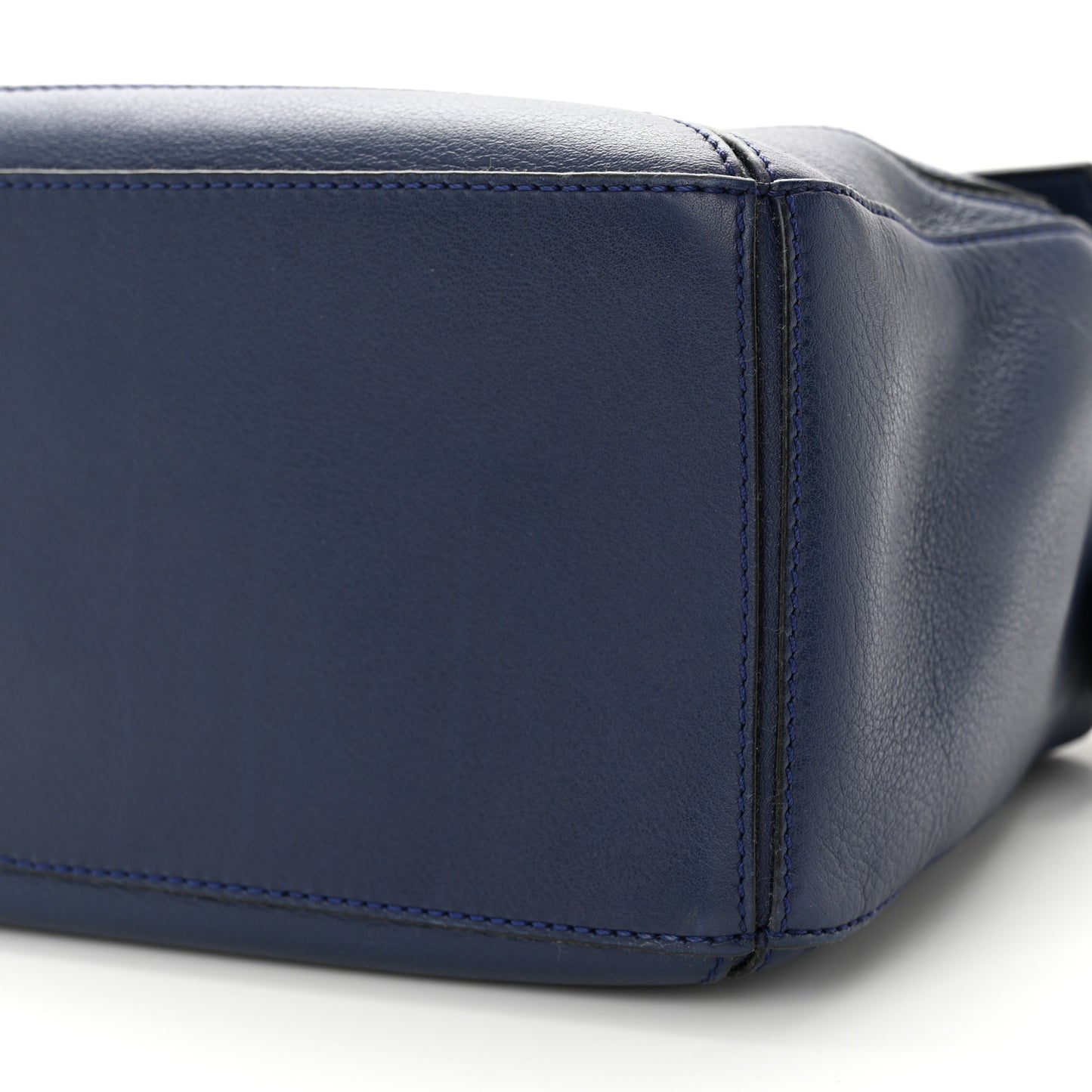 Calfskin Small Puzzle Bag Marine