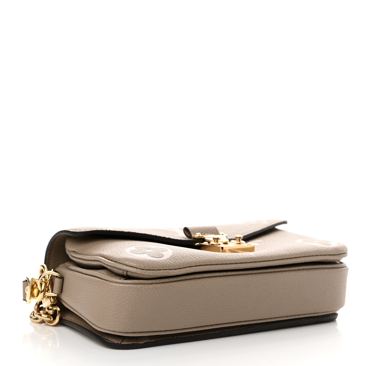 Louis Vuitton Empreinte Monogram Giant Pochette Metis East West Tourterelle Creme 4 of 10