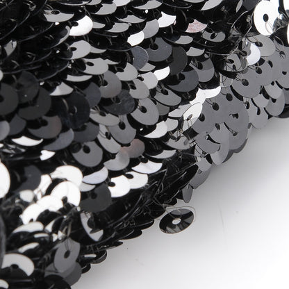 Chanel Sequin Summer Night Drawstring Tote Black 8 of 9
