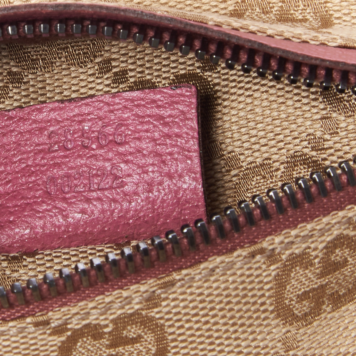 GG Monogram Web Double Pocket Belt Bag Pink