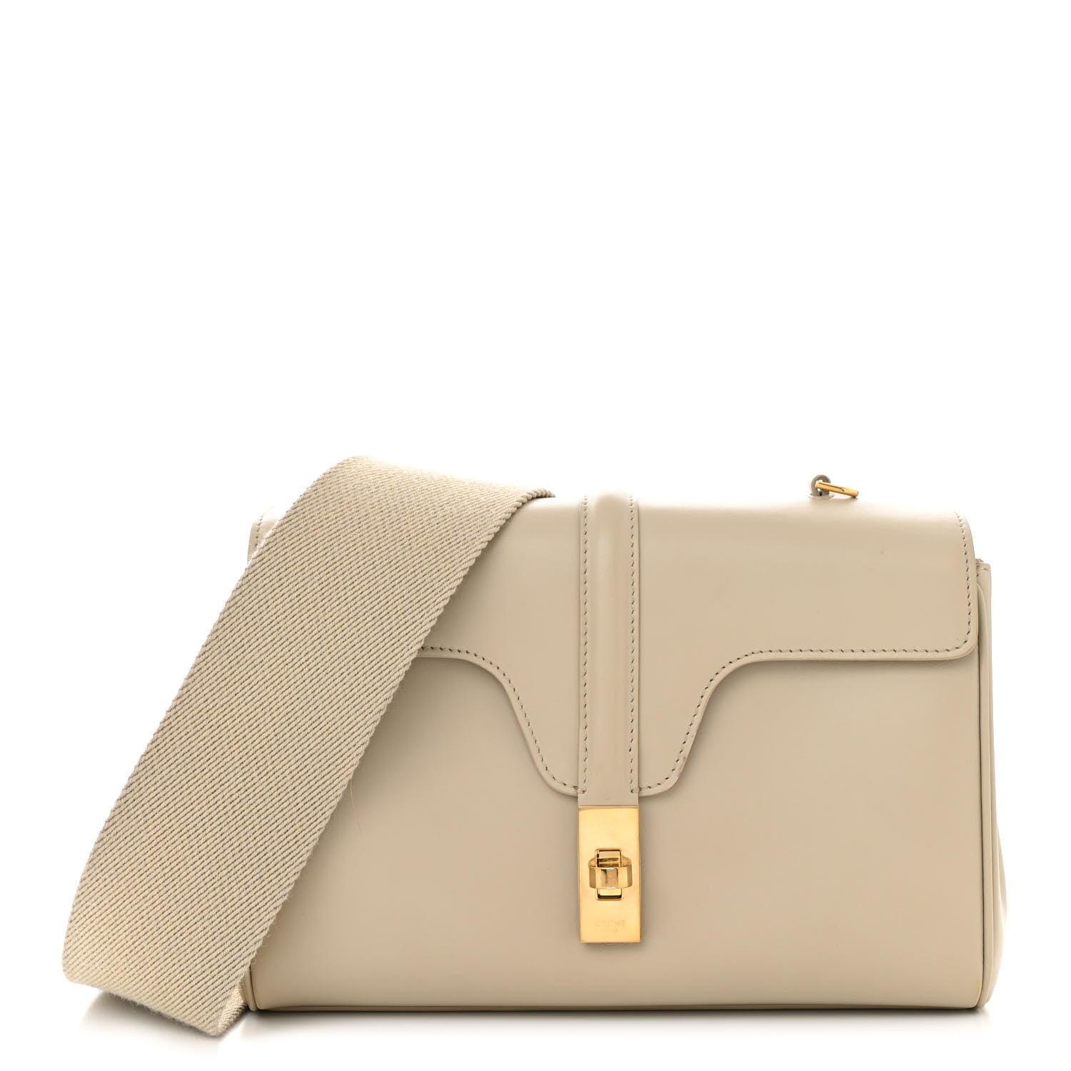 Celine Smooth Calfskin Teen Soft 16 Shoulder Bag Trench 1 of 12