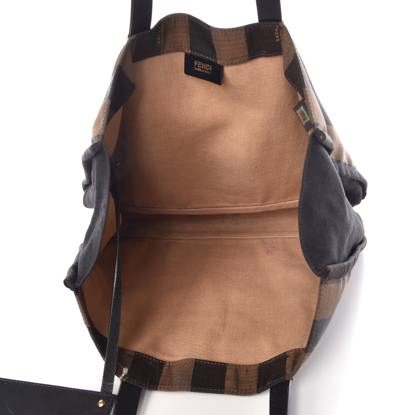 Pequin Small Shopping Tote Black Tobacco