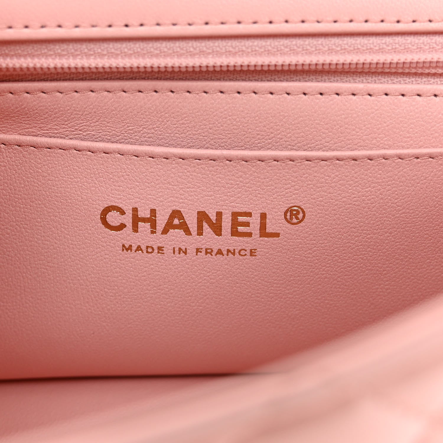Chanel Lambskin Quilted Mini Top Handle Rectangular Flap Light Pink 6 of 10