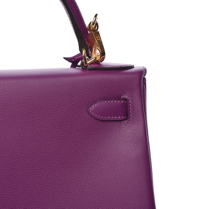 Hermes Evercolor Kelly Retourne 28 Anemone 12 of 40