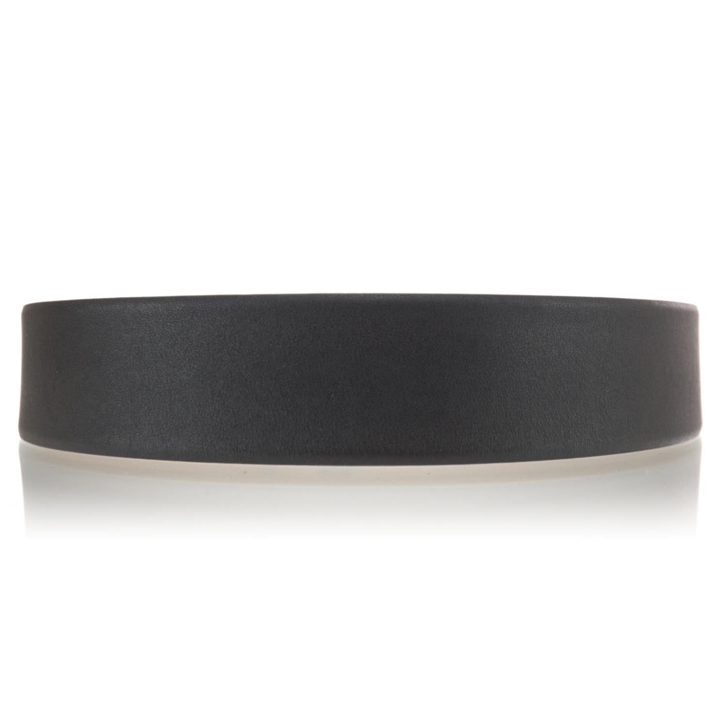 Chanel Leather CC Logo Belt 90 36 Black 2 of 7