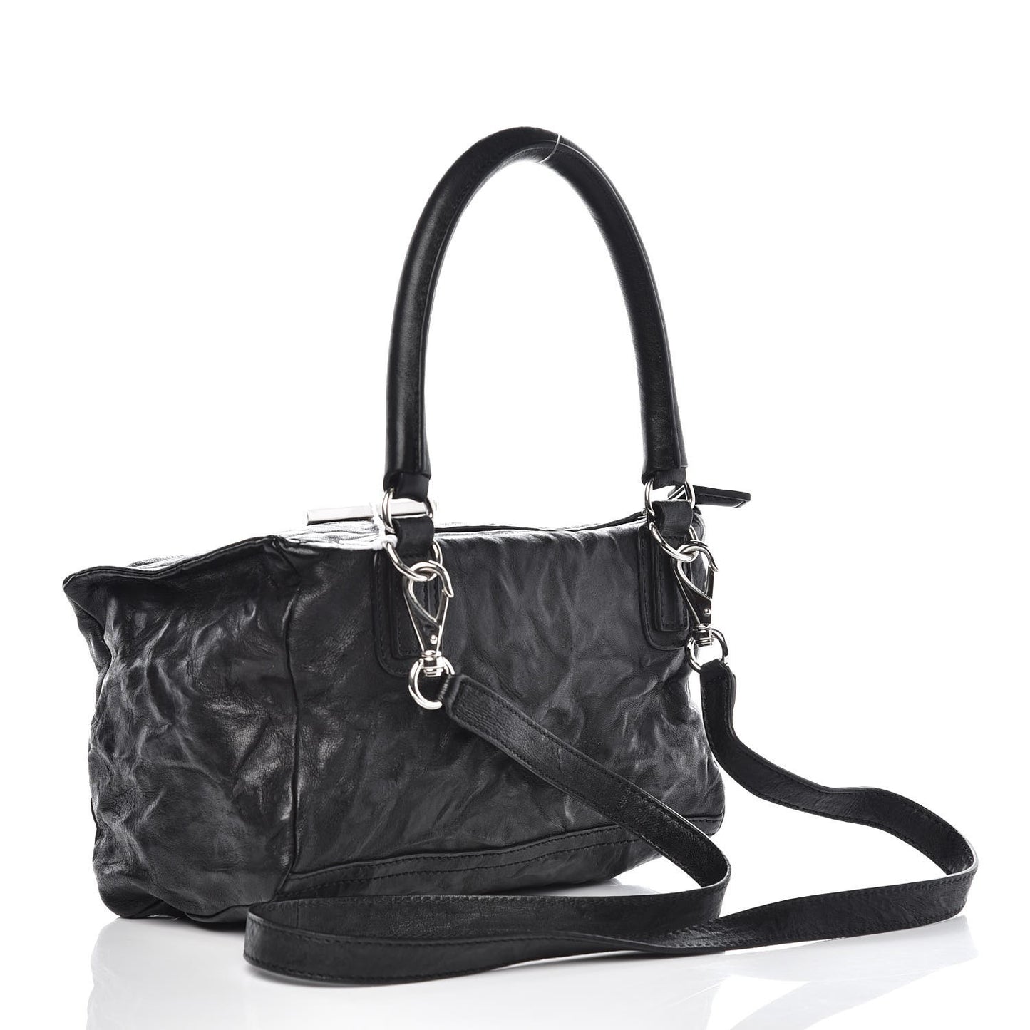 Tumbled Sheepskin Small Pandora Black