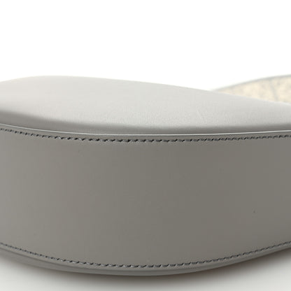 Loewe Satin Calfskin Jacquard Small Luna Bag Pearl Grey 10 of 11
