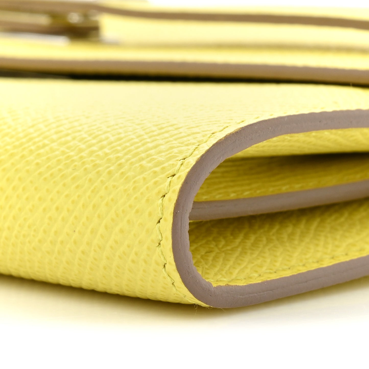 Epsom Kelly Longue Wallet Lime