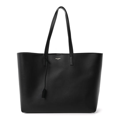 Saint Laurent Calfskin Large Shopping Tote Black 1 of 12