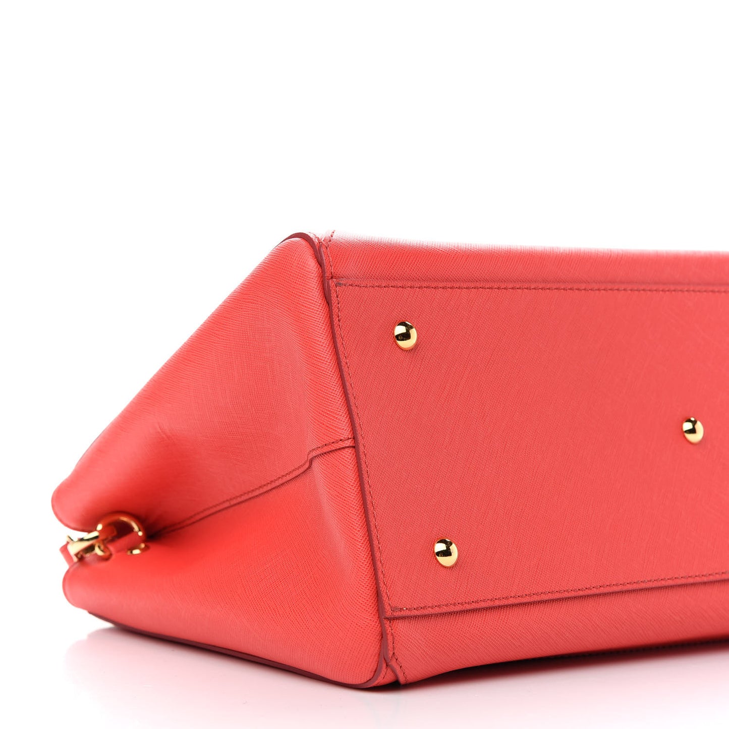 Saffiano Nuovo Tote Hot Coral