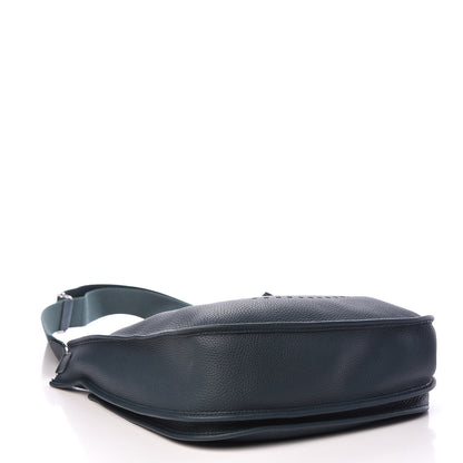 Hermes Taurillon Clemence Evelyne III GM Vert Cypress 4 of 11