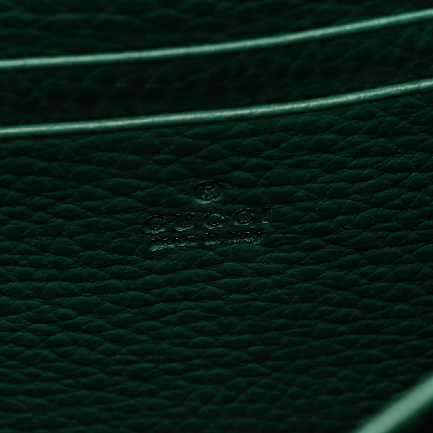 Gucci Calfskin Mini Dionysus Chain Wallet Emerald 6 of 9