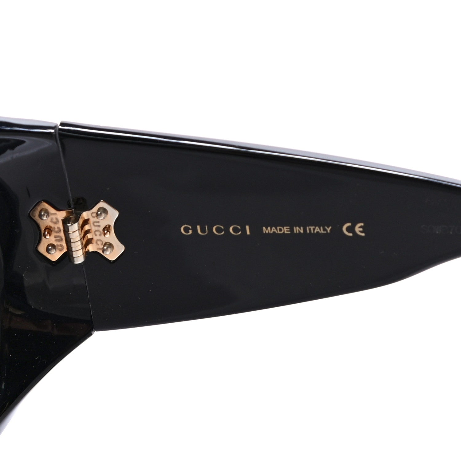 Gucci Acetate Round Sunglasses GG0779S Black 6 of 7