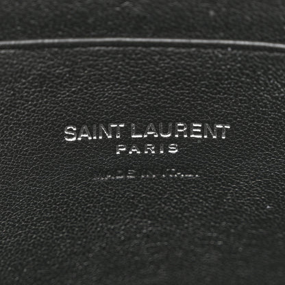 Saint Laurent Grain De Poudre Matelasse Monogram Mini Lou Camera Bag Asphalt 6 of 10