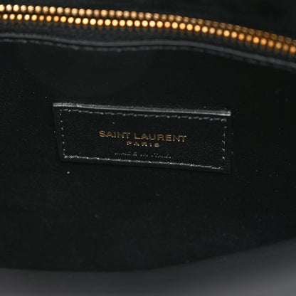 Saint Laurent Smooth Calfskin Small Le 5 A 7 Soft Hobo Black 6 of 9