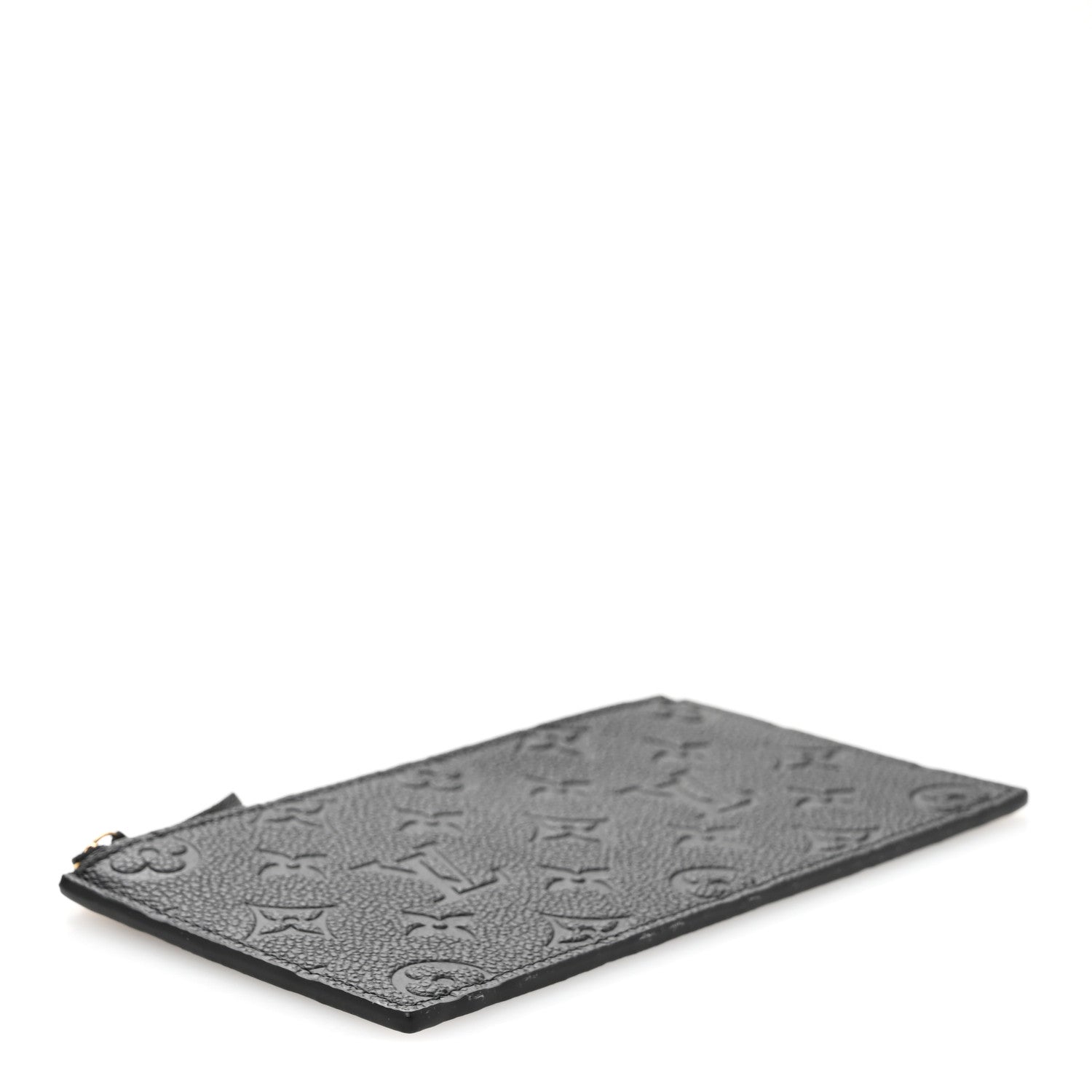Louis Vuitton Empreinte Felicie Chain Wallet Zippered Insert Black 4 of 7