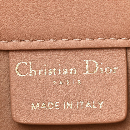 Christian Dior Calfskin Embossed Medium Book Tote Rose de Vents 6 of 11