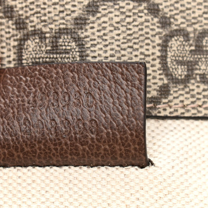 Gucci GG Supreme Monogram Neo Vintage Web Belt Bag Brown 7 of 8