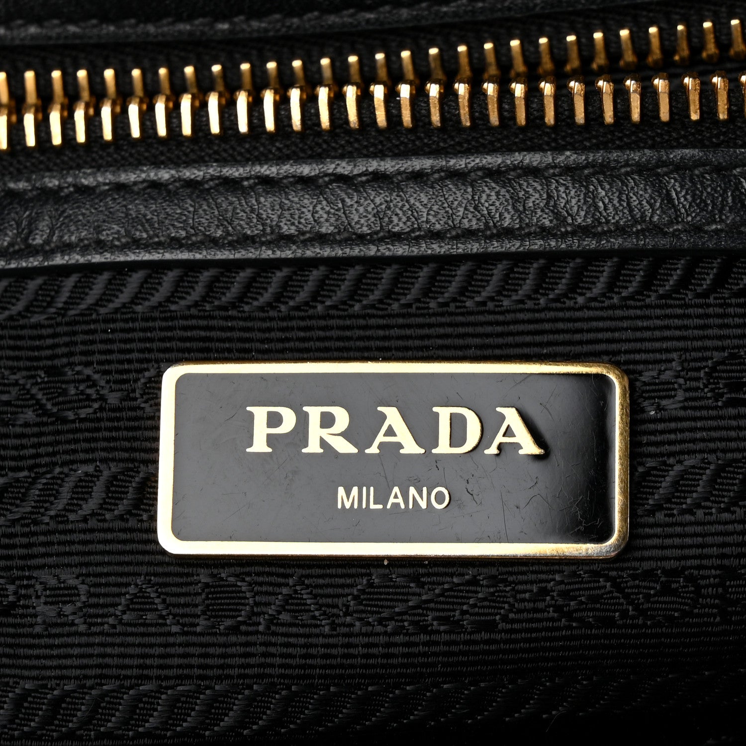 Prada Tessuto Nylon Soft Calf Camera Bag Black 5 of 9
