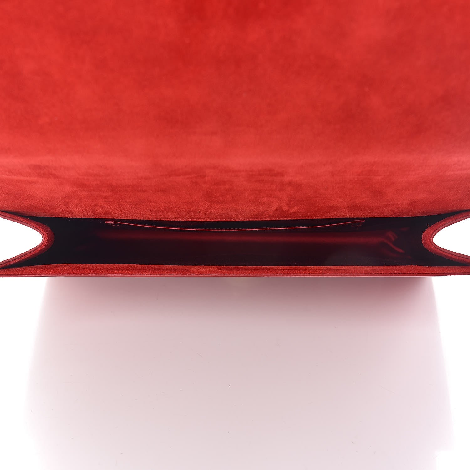 Saint Laurent Patent Monogram Large Belle De Jour Clutch Red 5 of 7